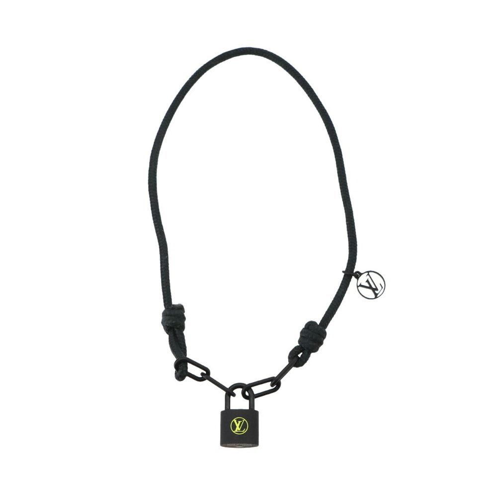 Louis Vuitton Silver Lockit Bracelet by Virgil Abloh, Titanium, Noir (Q05270)